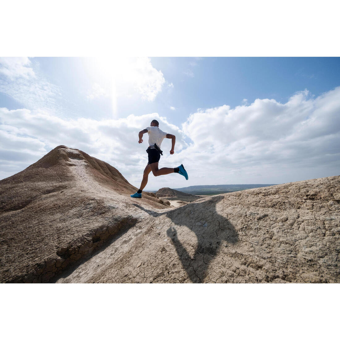 Chaussures trail running compétition homme - kiprun race light mangue