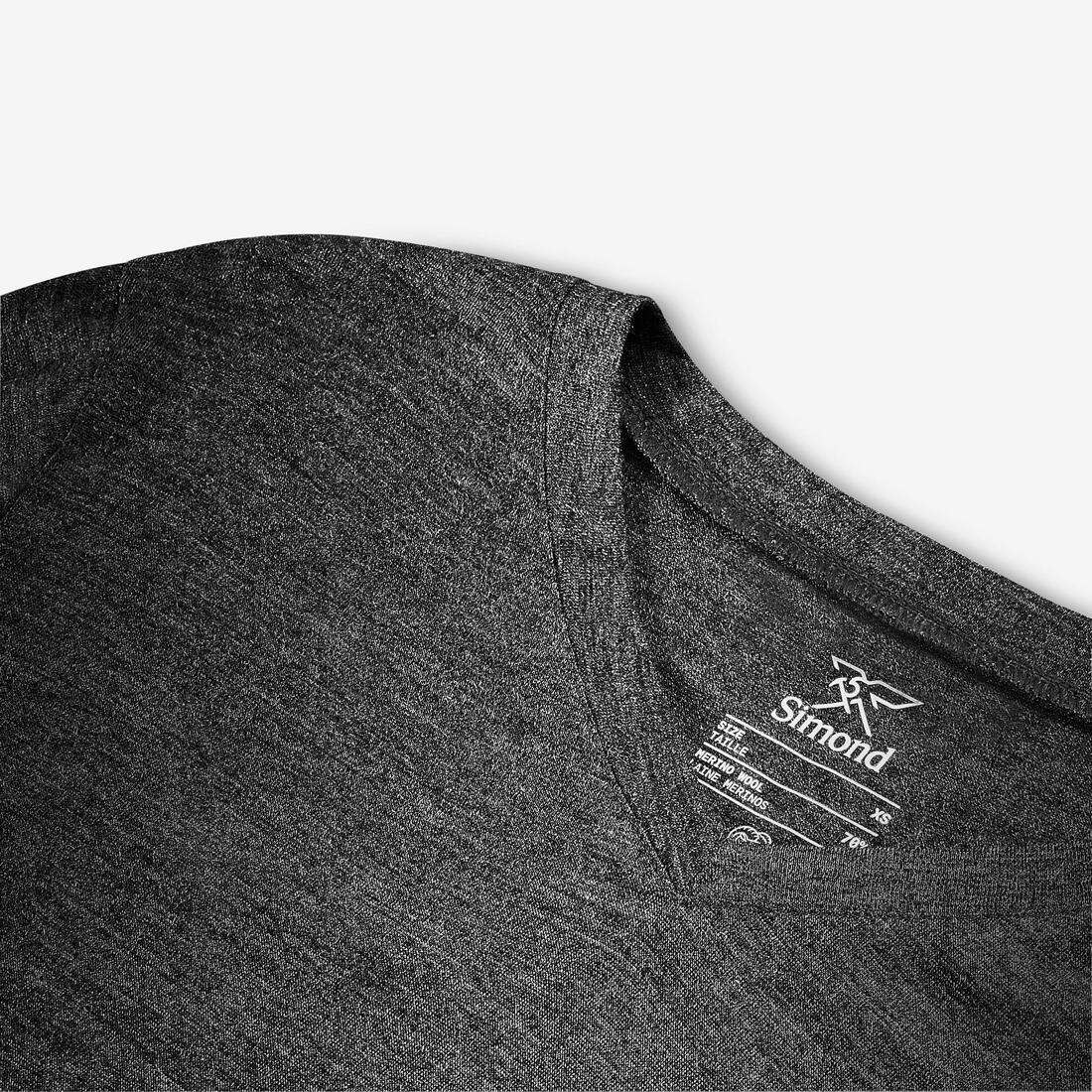 T-shirt laine mérinos de trek & voyage femme, Merino fresh