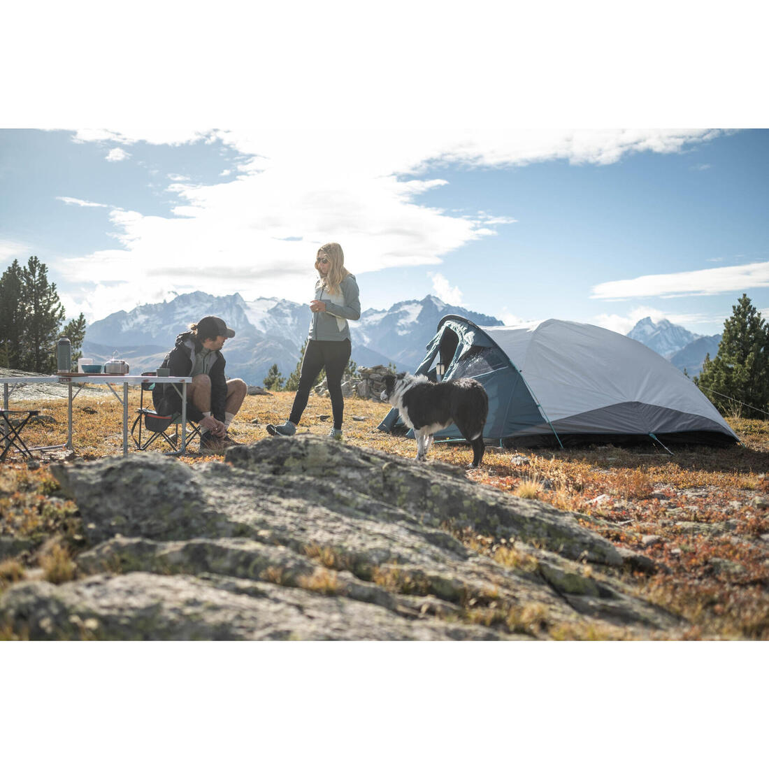 Tente de camping 3 places, MH100 XL Fresh & Black