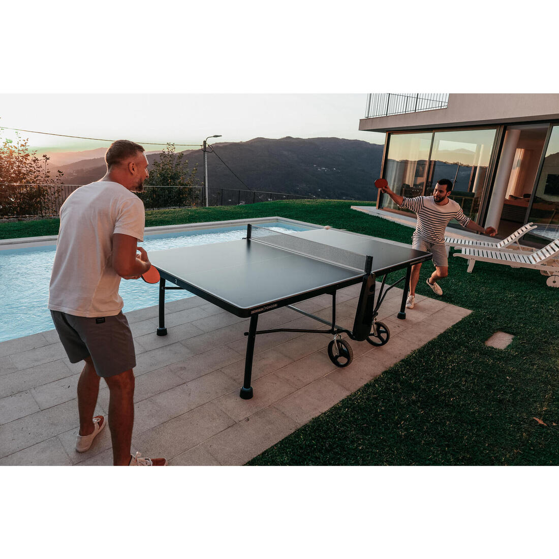 TABLE DE PING PONG EXTÉRIEURE PPT 930.2 NOIRE