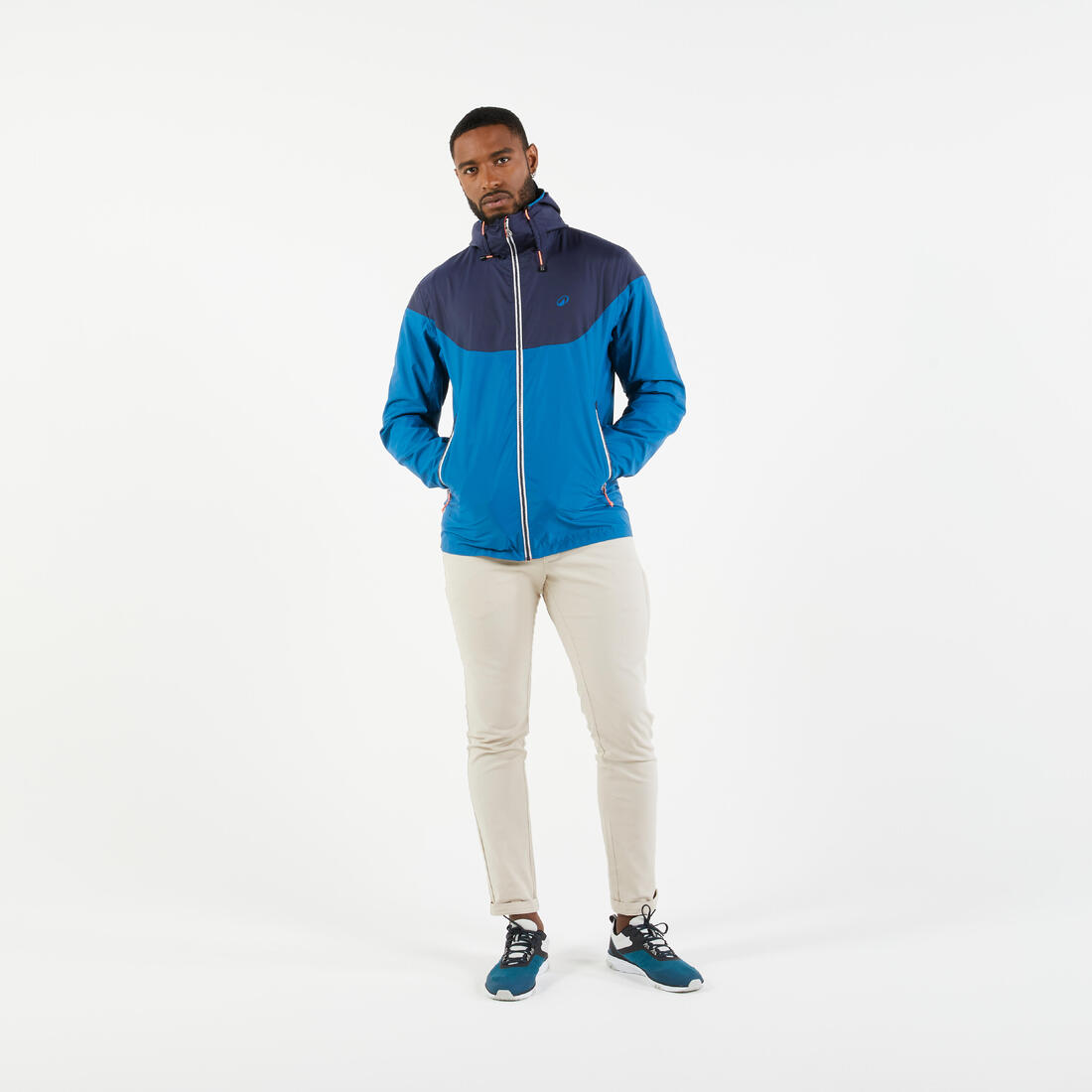 Veste imperméable de voile - veste de pluie coupe vent sailing 100