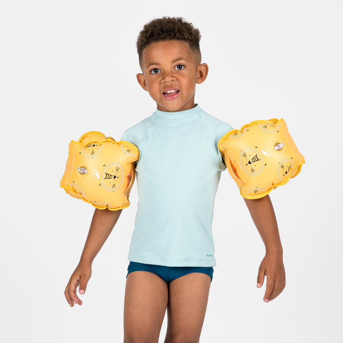 Brassards De Piscine Evolutif Enfant - Tiswim print savane