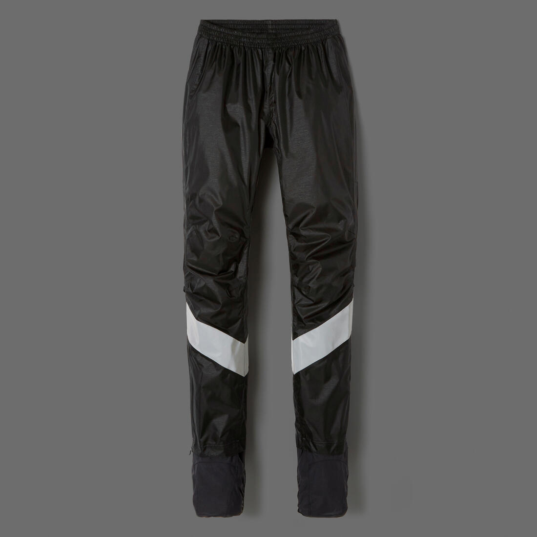 Surpantalon pluie velo ville avec couvre-chaussures integrees 540 homme noir