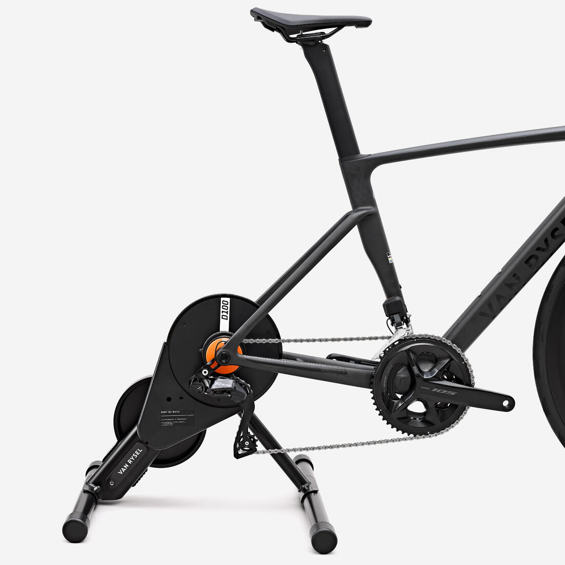 Home Trainer D100 avec "Zwift Cog and Click"