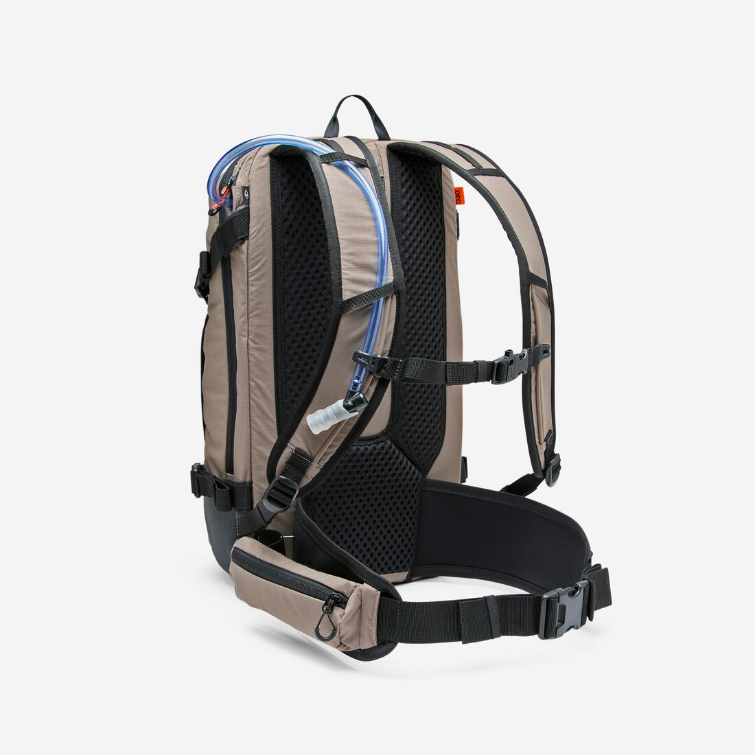 Sac à dos vélo VTT 21L avec protection D3O, Défense marron noir