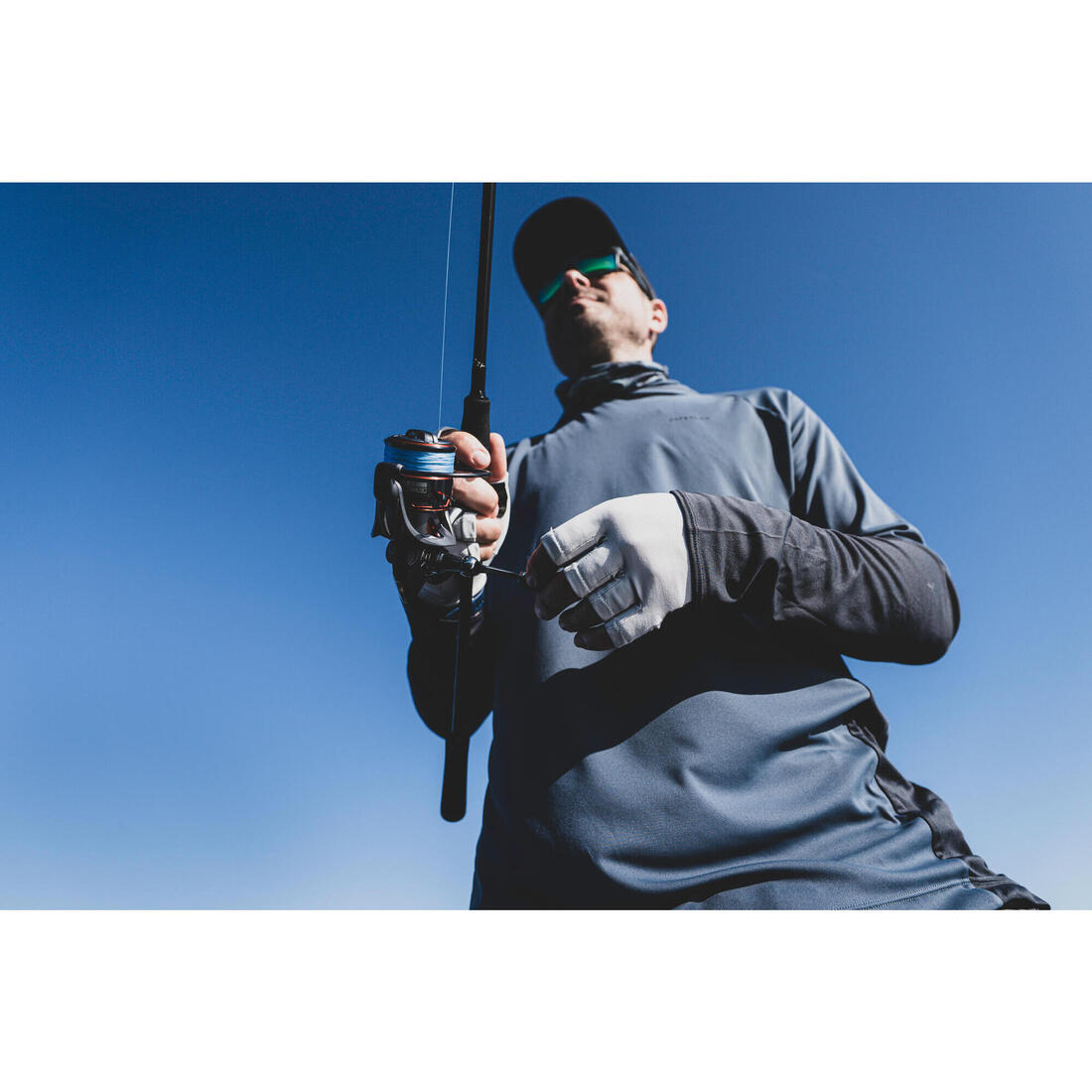 Gants de pêche 500 anti-uv Adulte mitaines