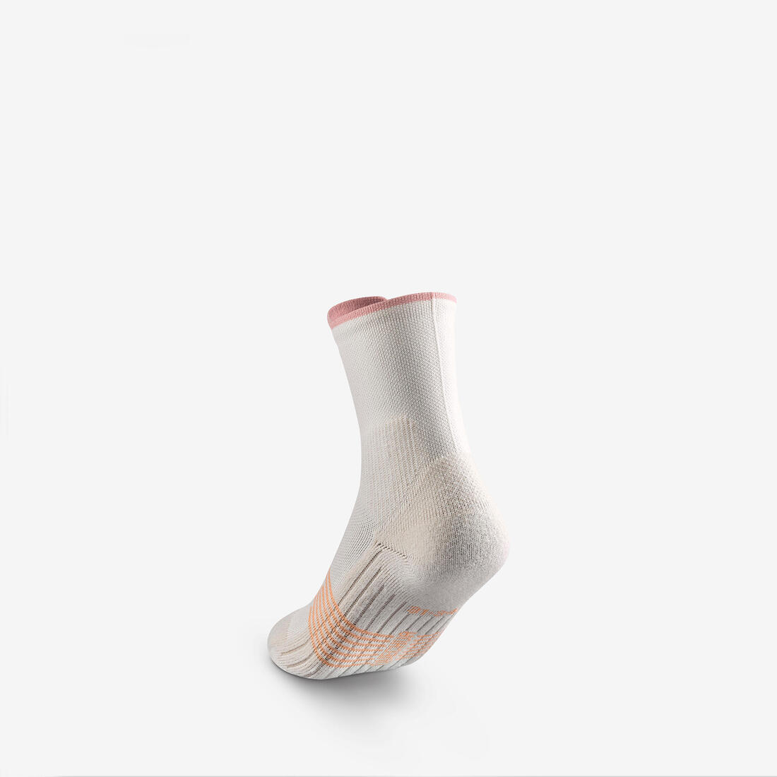 Chaussettes de randonnée enfant (lot 2 paires), HIKE500 Mid marron et