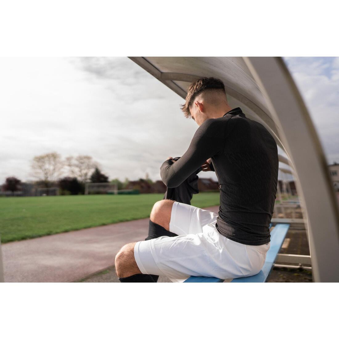 Sous-maillot de foot thermique seamless manches longues mixte, Keepdry