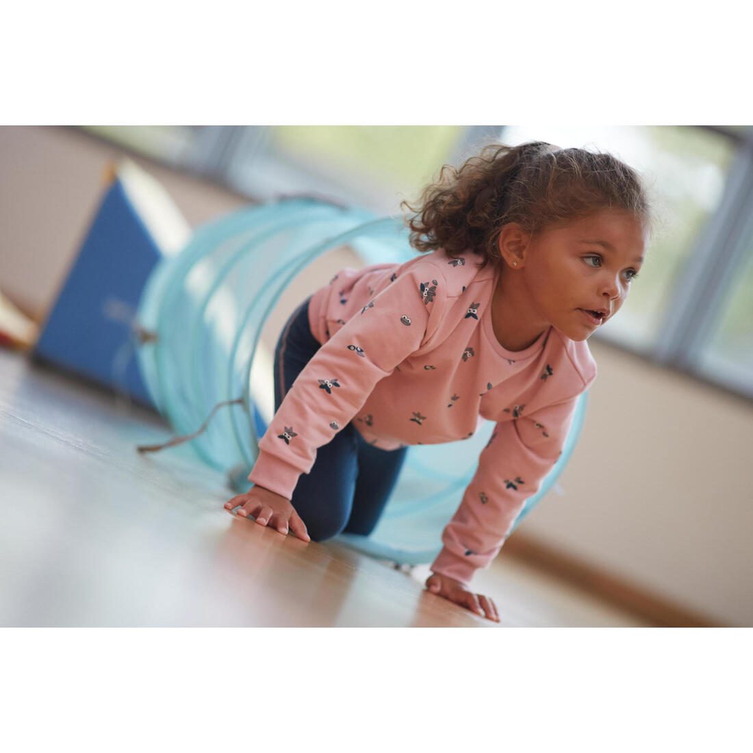 Sweat decat'oons imprimé beige baby gym enfant