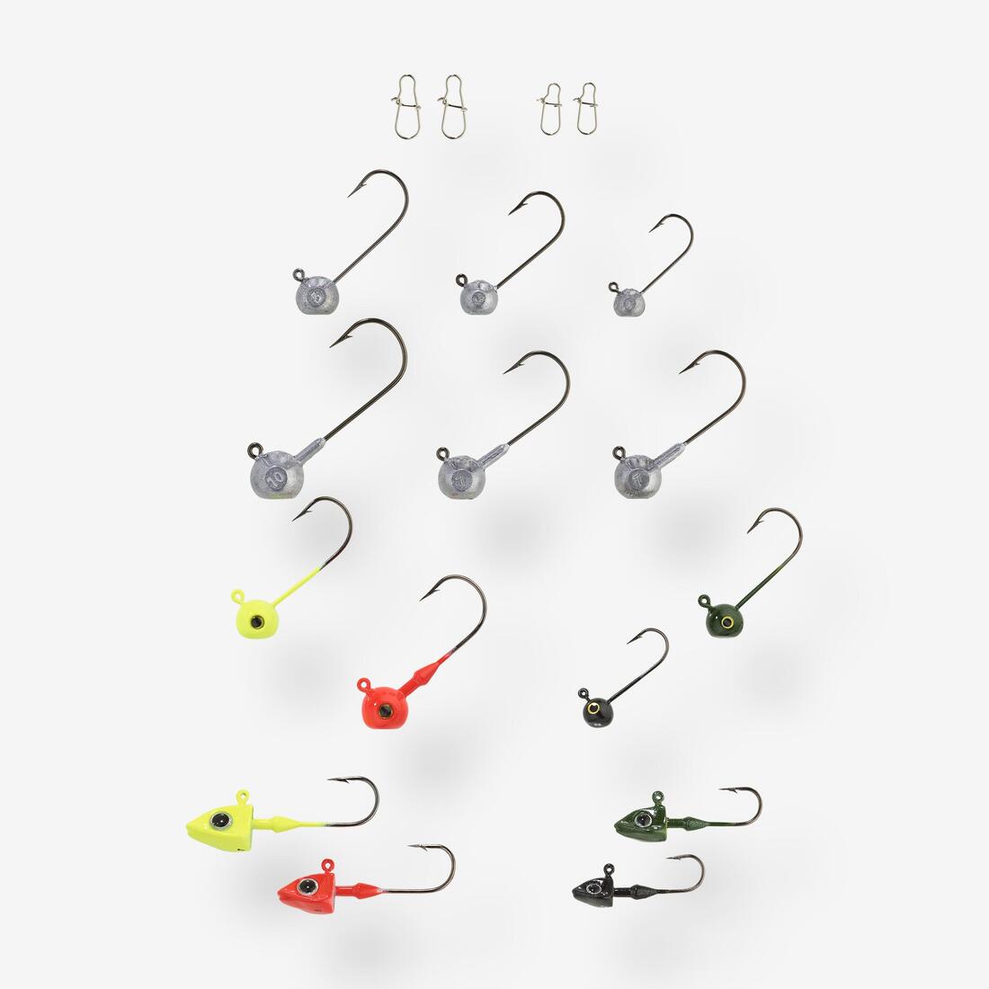 BOX TP assortiment de têtes plombées pour la pêche aux leurres souples