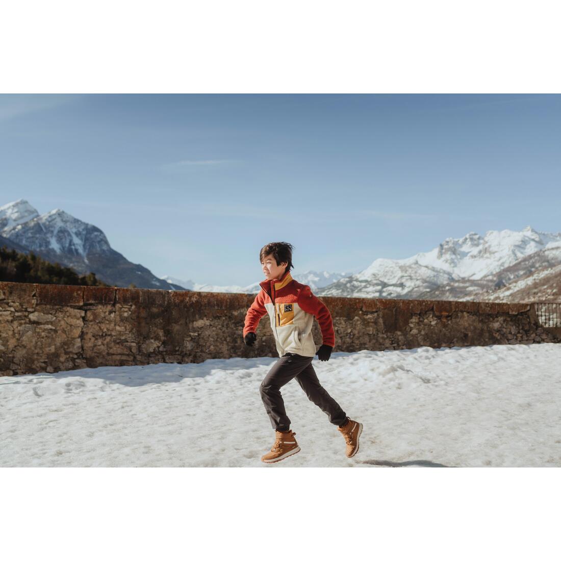 Gants tactiles et stretch enfant 6-14 ans, HIKE500 noir