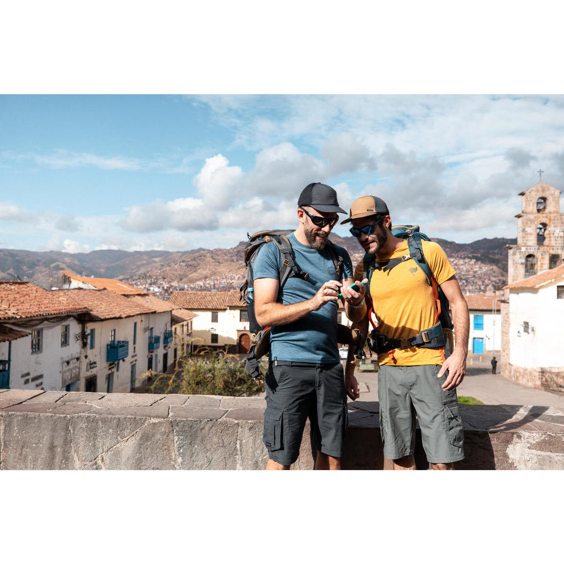 Short cargo de trek voyage - travel 500 homme