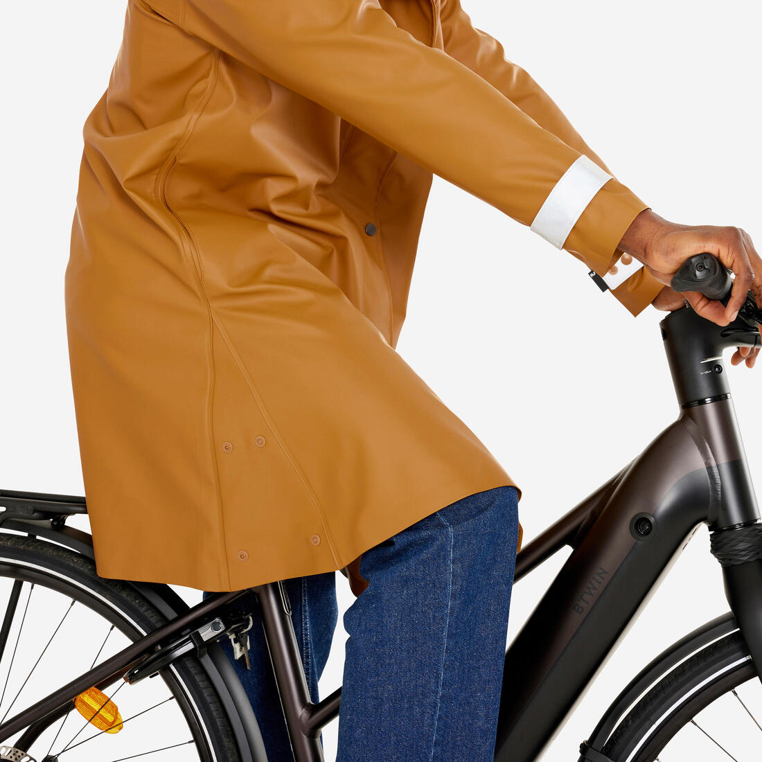 Parka imperméable vélo ville unisexe