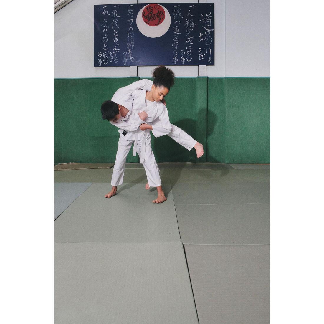 Kimono de judo pour débutant enfant, blanc