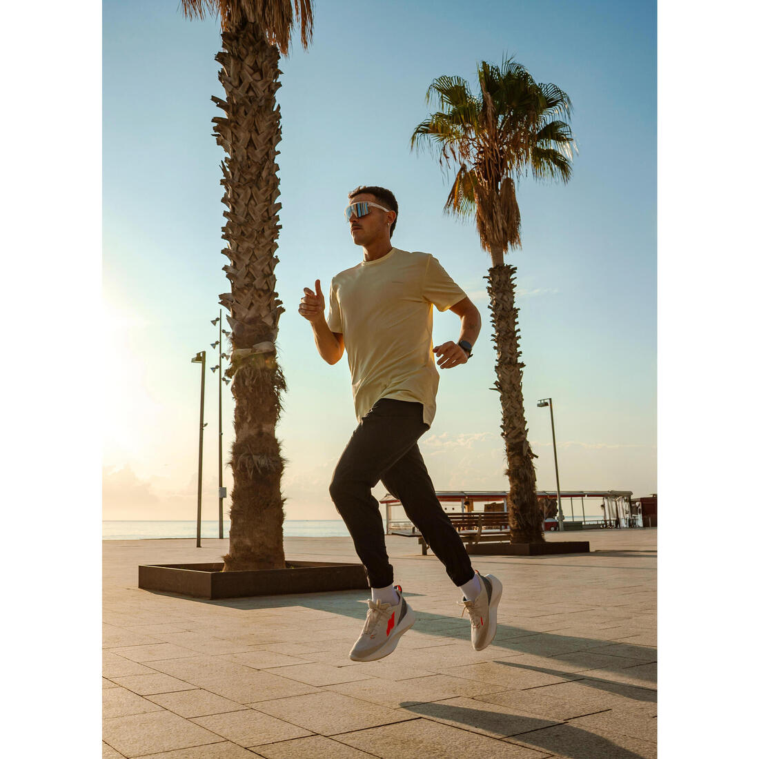 T-shirt de running respirant homme - kiprun run 500 dry