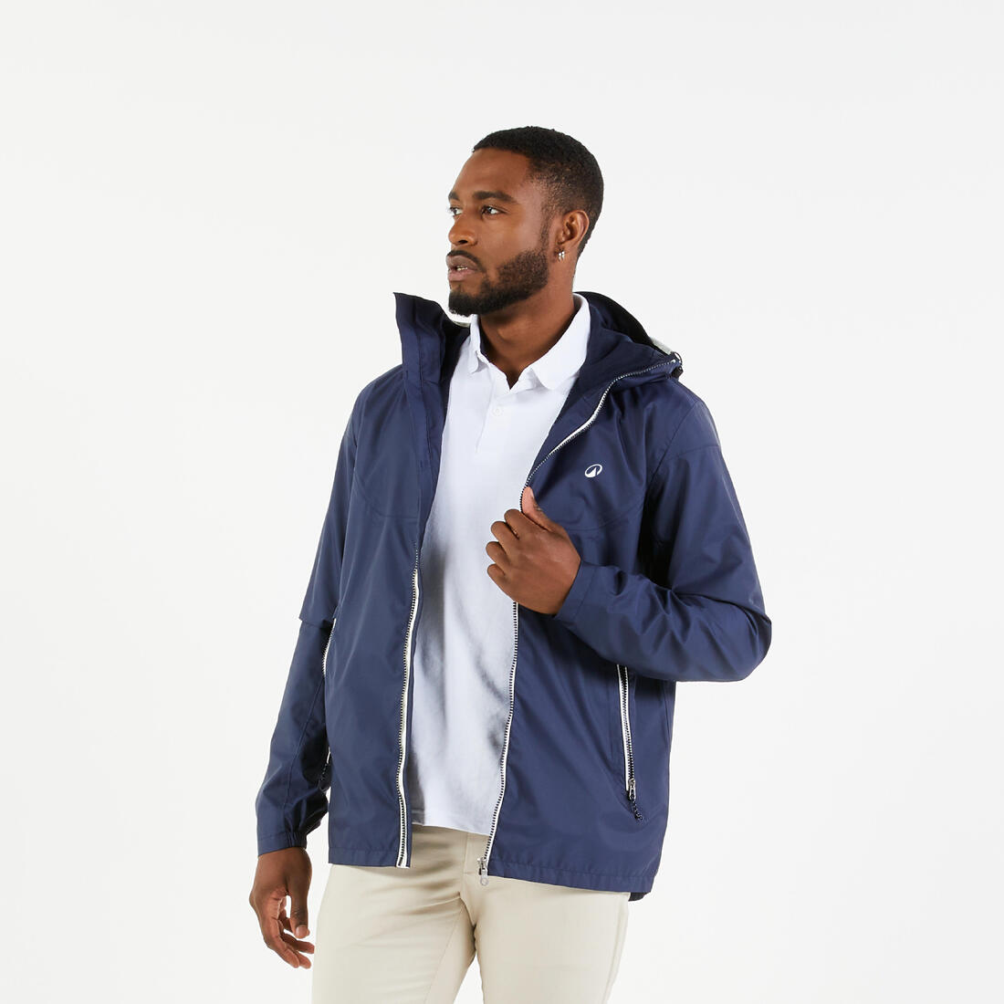Veste imperméable de voile - veste de pluie coupe vent sailing 100