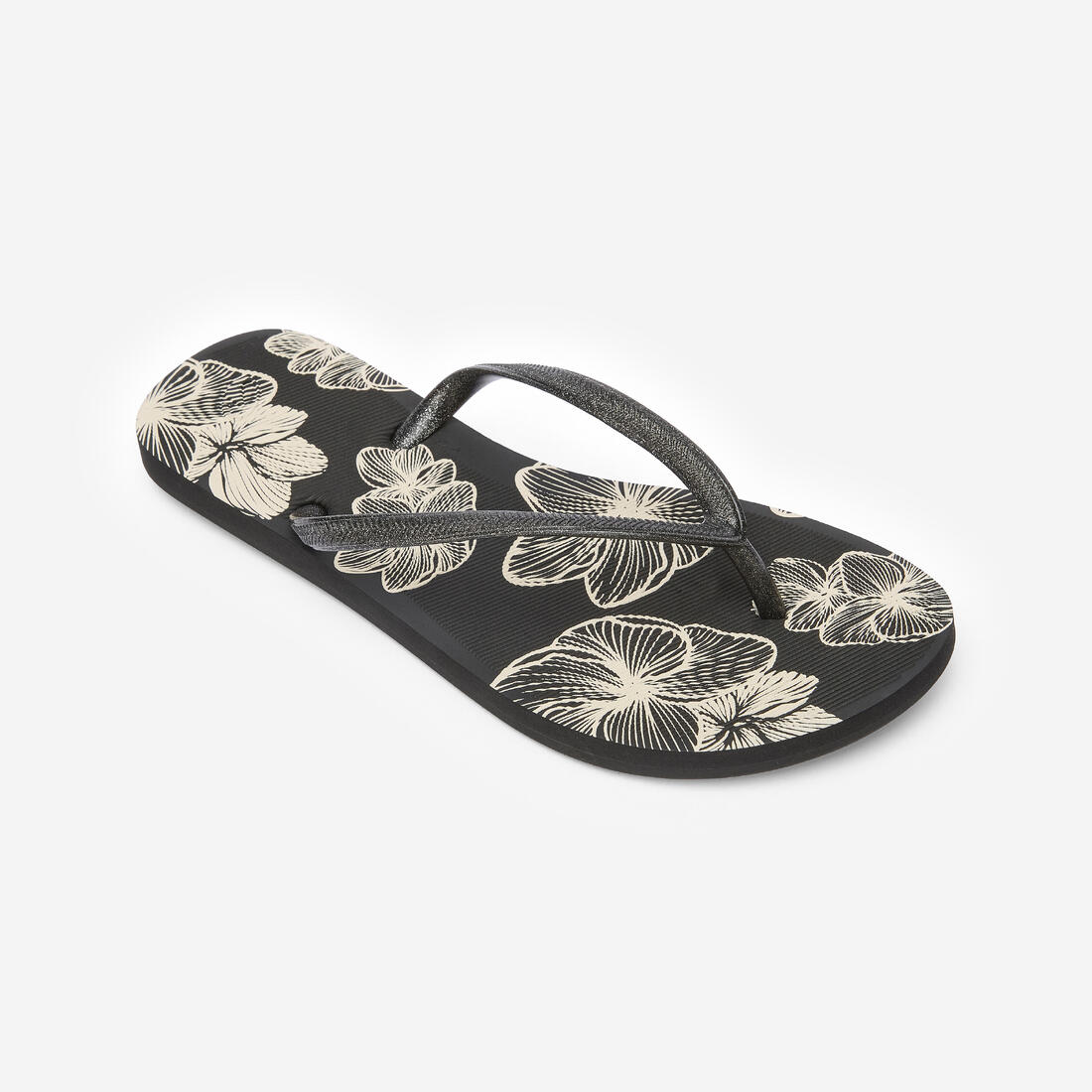 Tongs Femme - 500 Big Azae noir & multi-couleurs