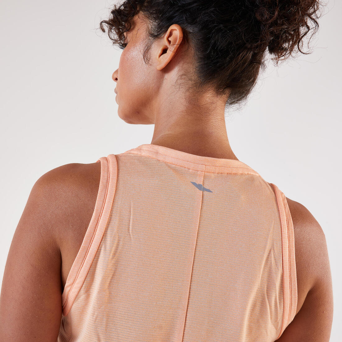 Débardeur court de running respirant femme - kiprun run 500 dry