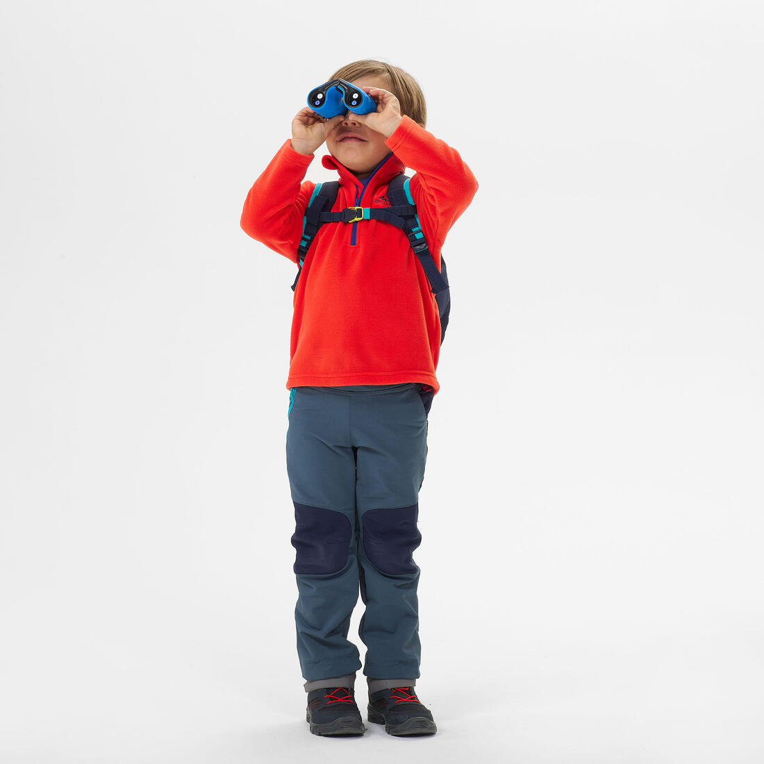 Polaire de randonnée enfant 2-6 ans, MH100 demi zip