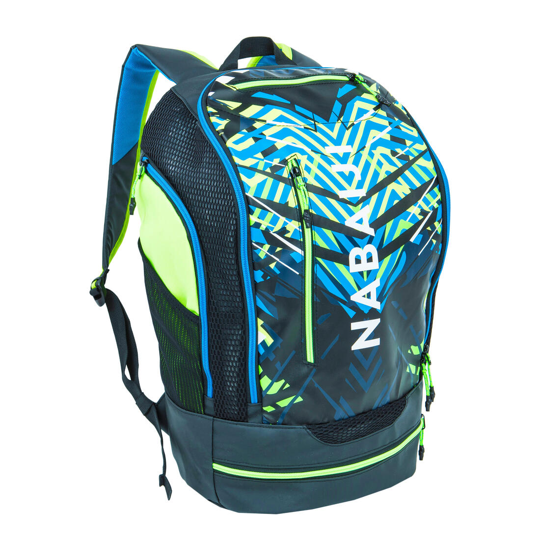 Sac A Dos Natation 27 Litres 900 NOIR JAUNE