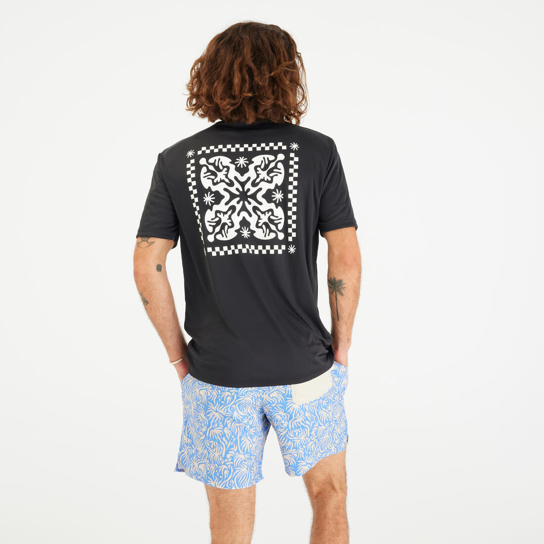 Tee shirt anti uv manches courtes Homme - Print