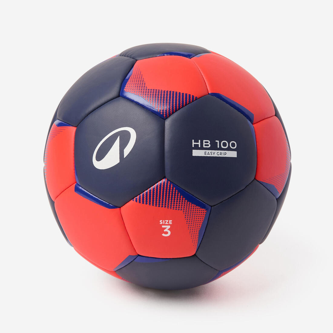 Ballon de handball taille 3, HB 100 Easygrip bleu orange