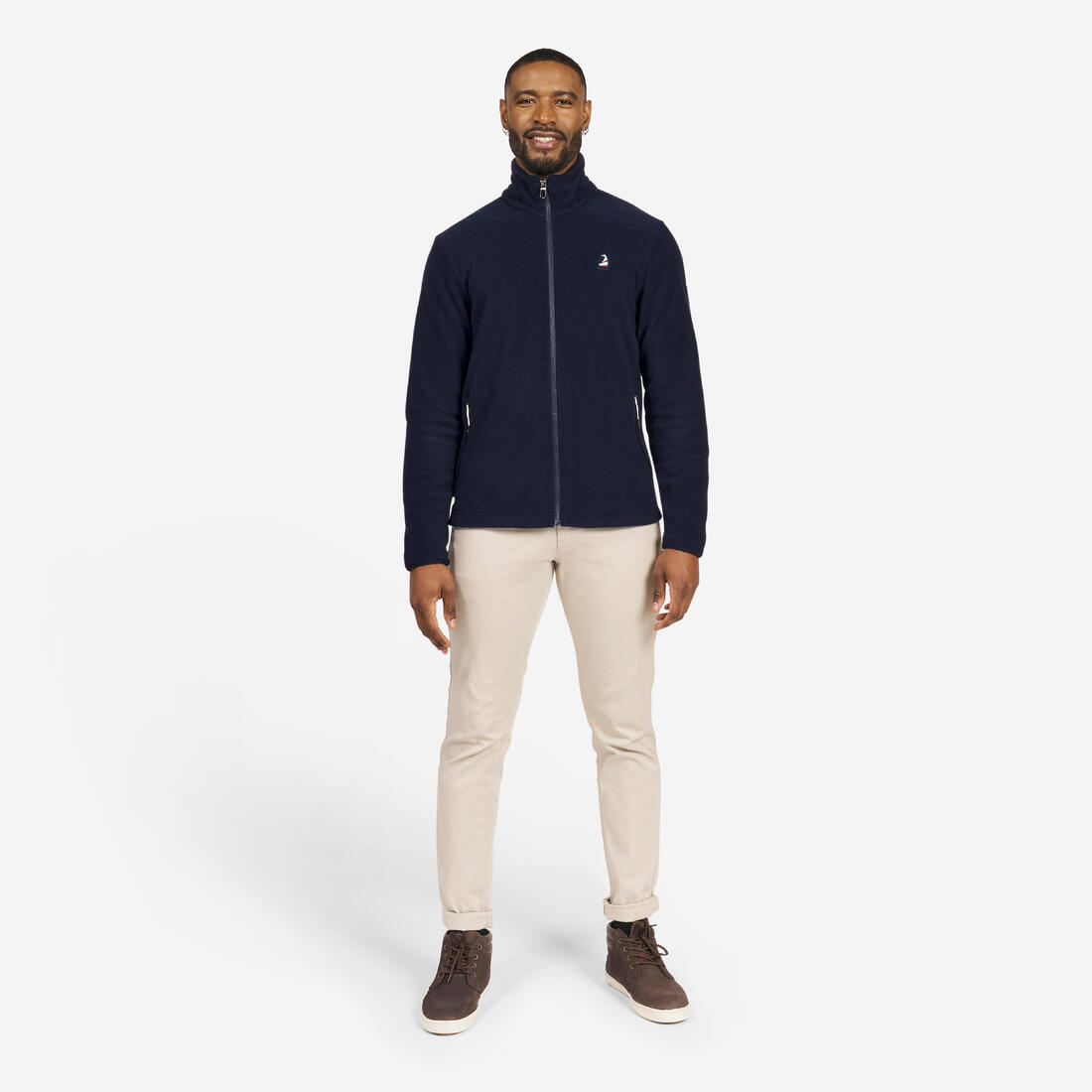 Polaire chaude de voile homme, 100 chiné