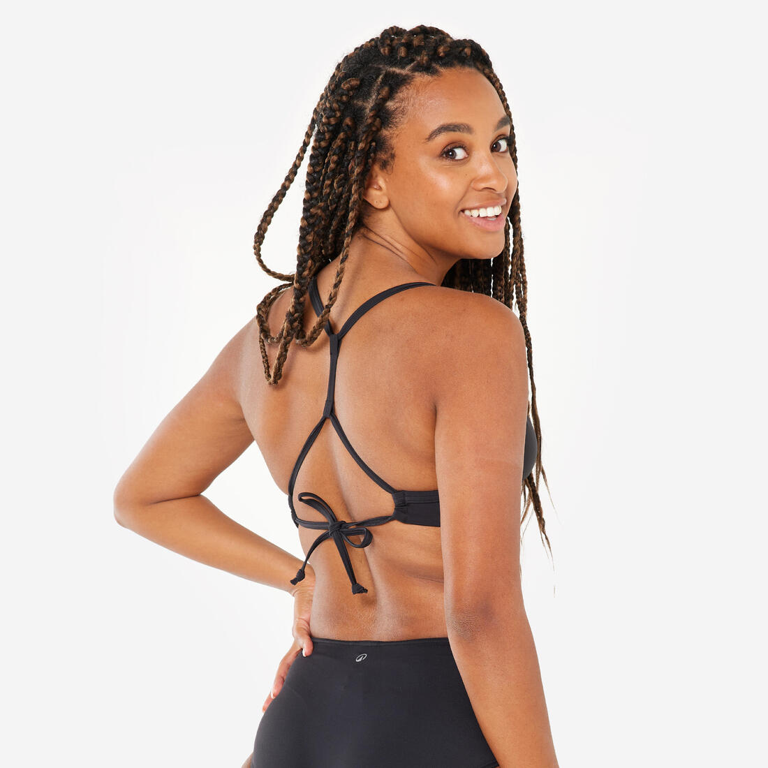 HAUT DE MAILLOT DE BAIN BRASSIÈRE AVEC DOUBLE RÉGLAGE DOS BEA NOIRE