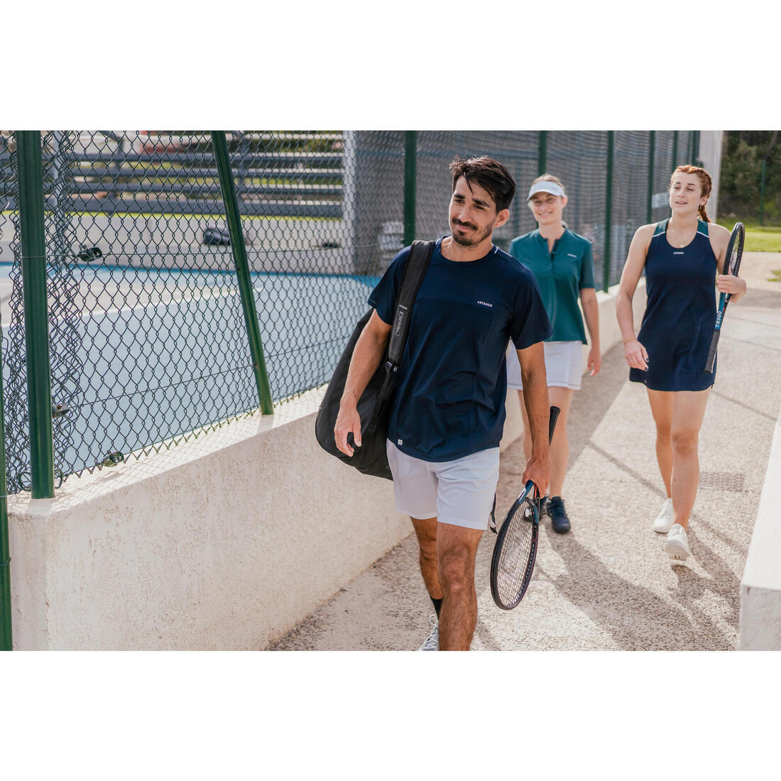 T-shirt tennis manches courtes homme - Artengo DRY Gaël Monfils