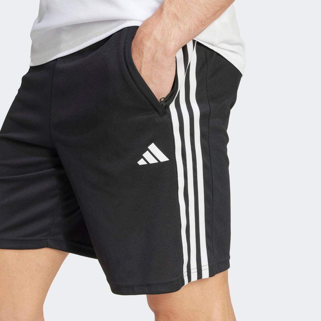 Short de fitness pour homme, noir
