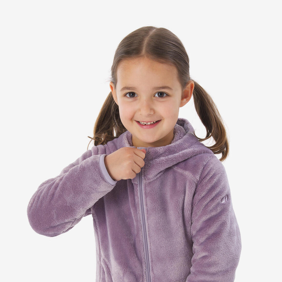 Veste polaire chaude de randonnée enfant 2-6 ans, NH500 zip