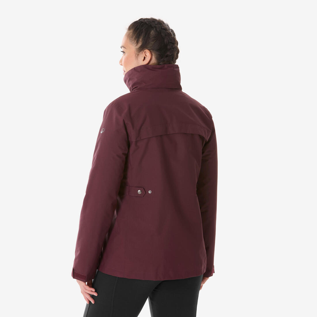 Veste de randonnée 0°C chaude femme, NH100 3en1
