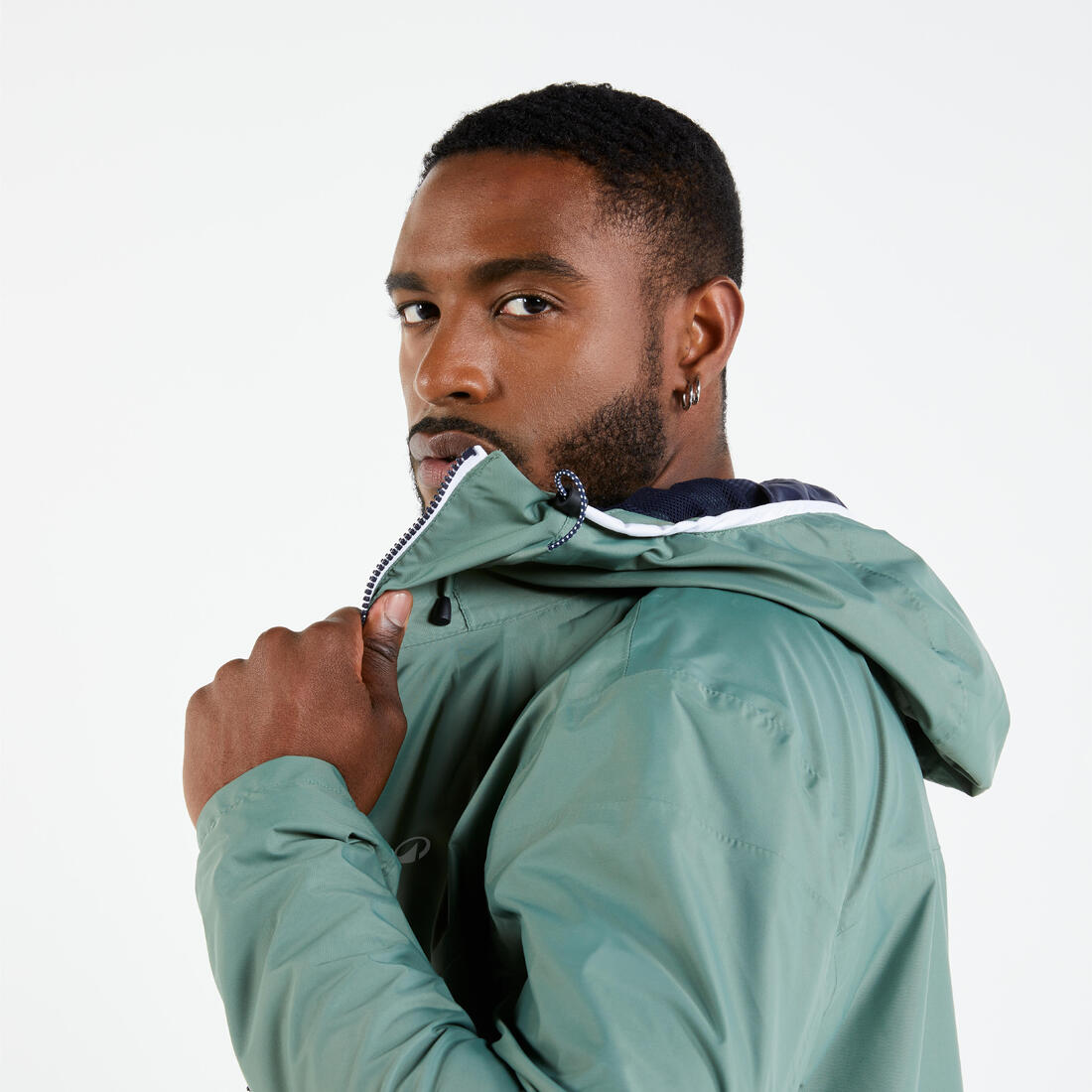 Veste imperméable et coupe vent de voile homme, 100