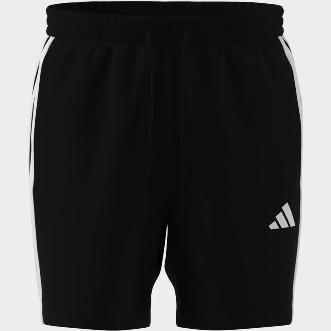 Short en coton avec poche pour homme, noir