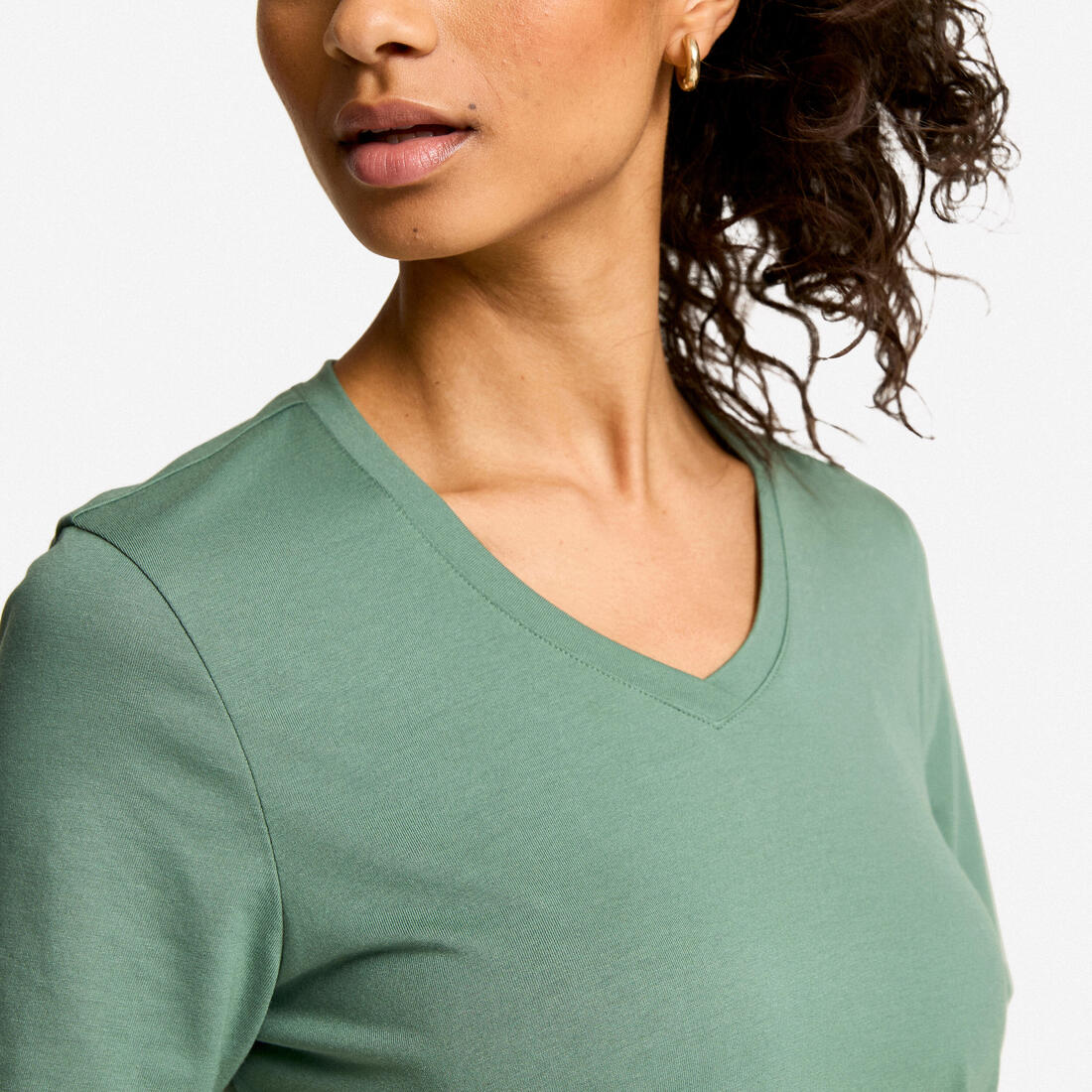 TEE SHIRT COOLMAX FEMME COL V