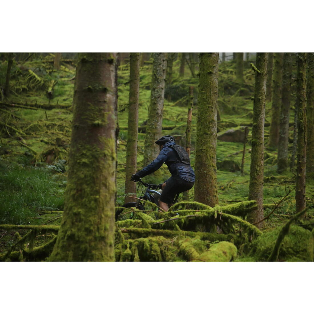 COUPE VENT VELO VTT BLEU