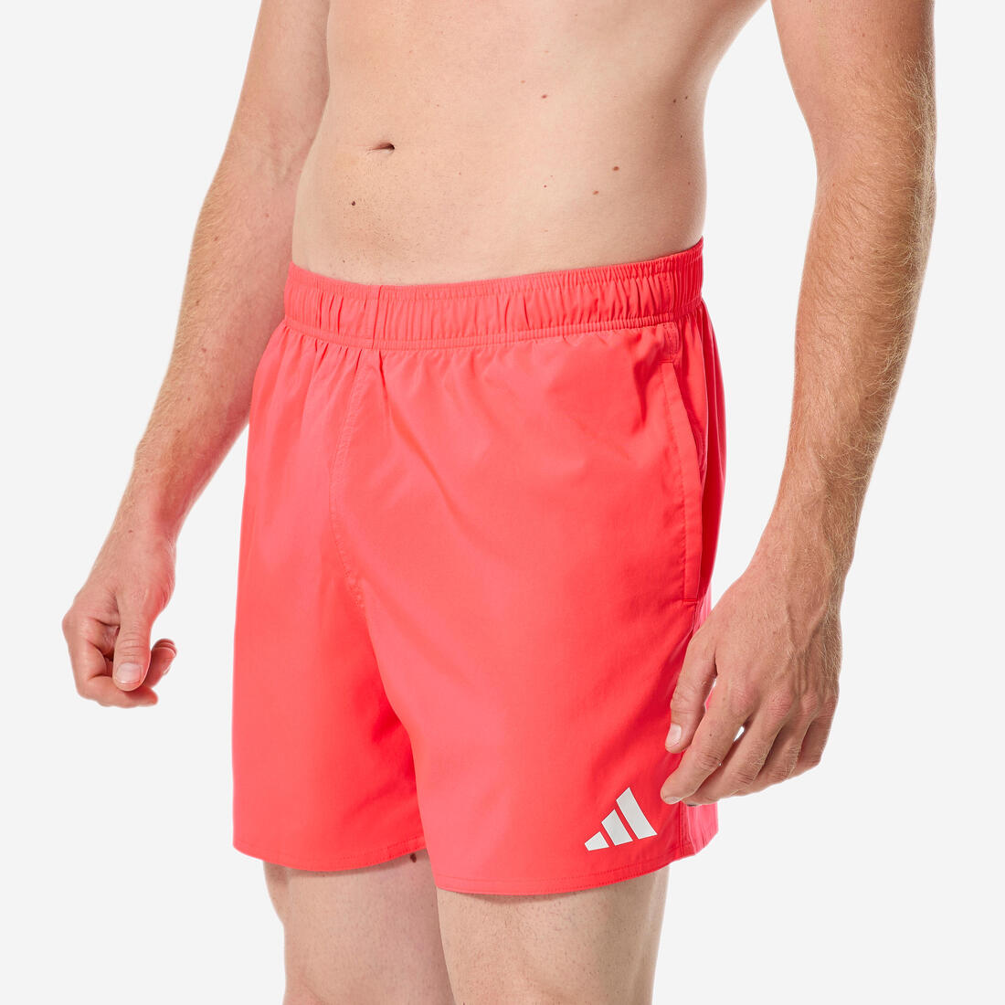 Short de bain homme, noir logo