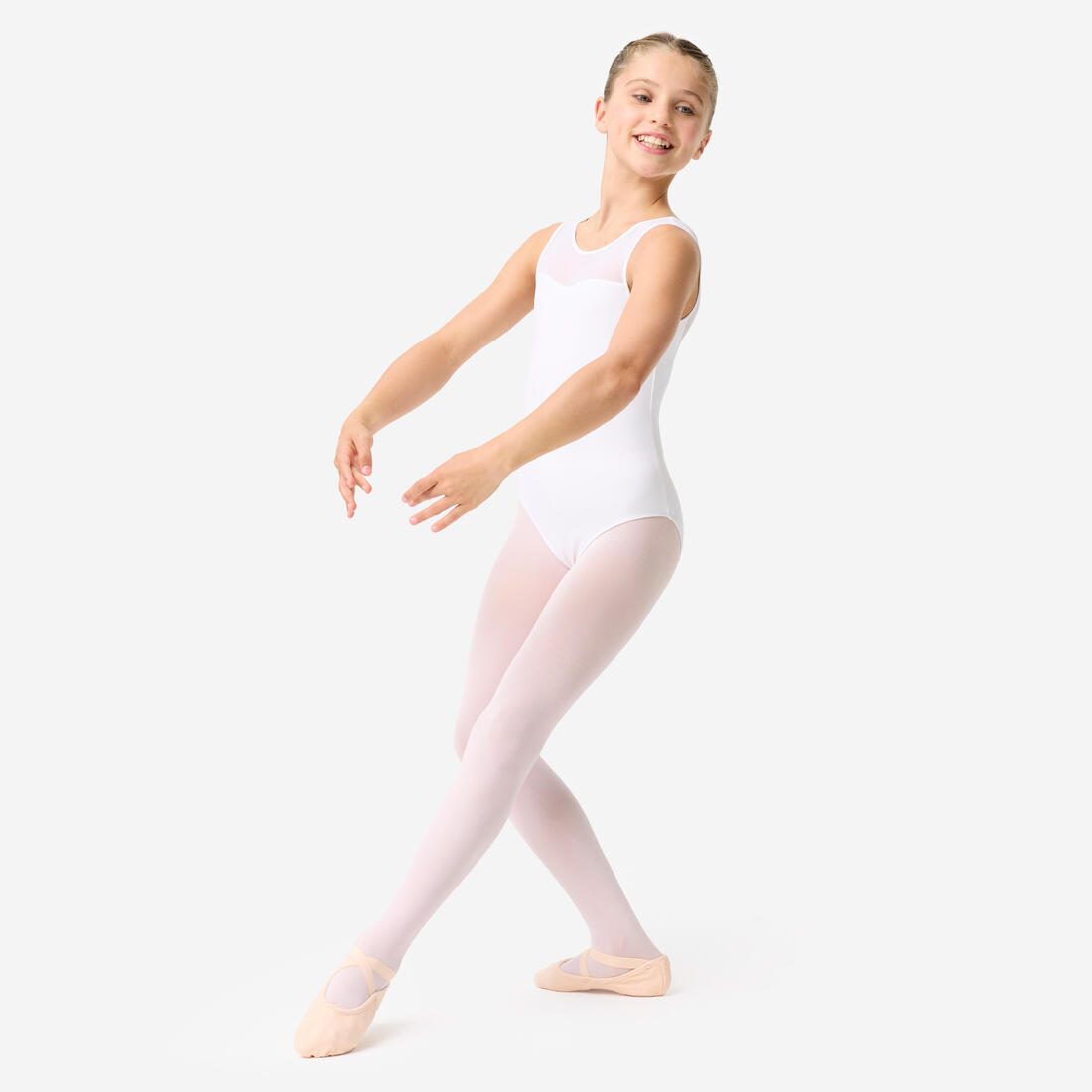 Justaucorps de danse classique en voile fille foncé