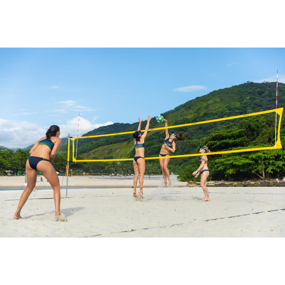 Set de beach volley stable dimensions officielles, BV900