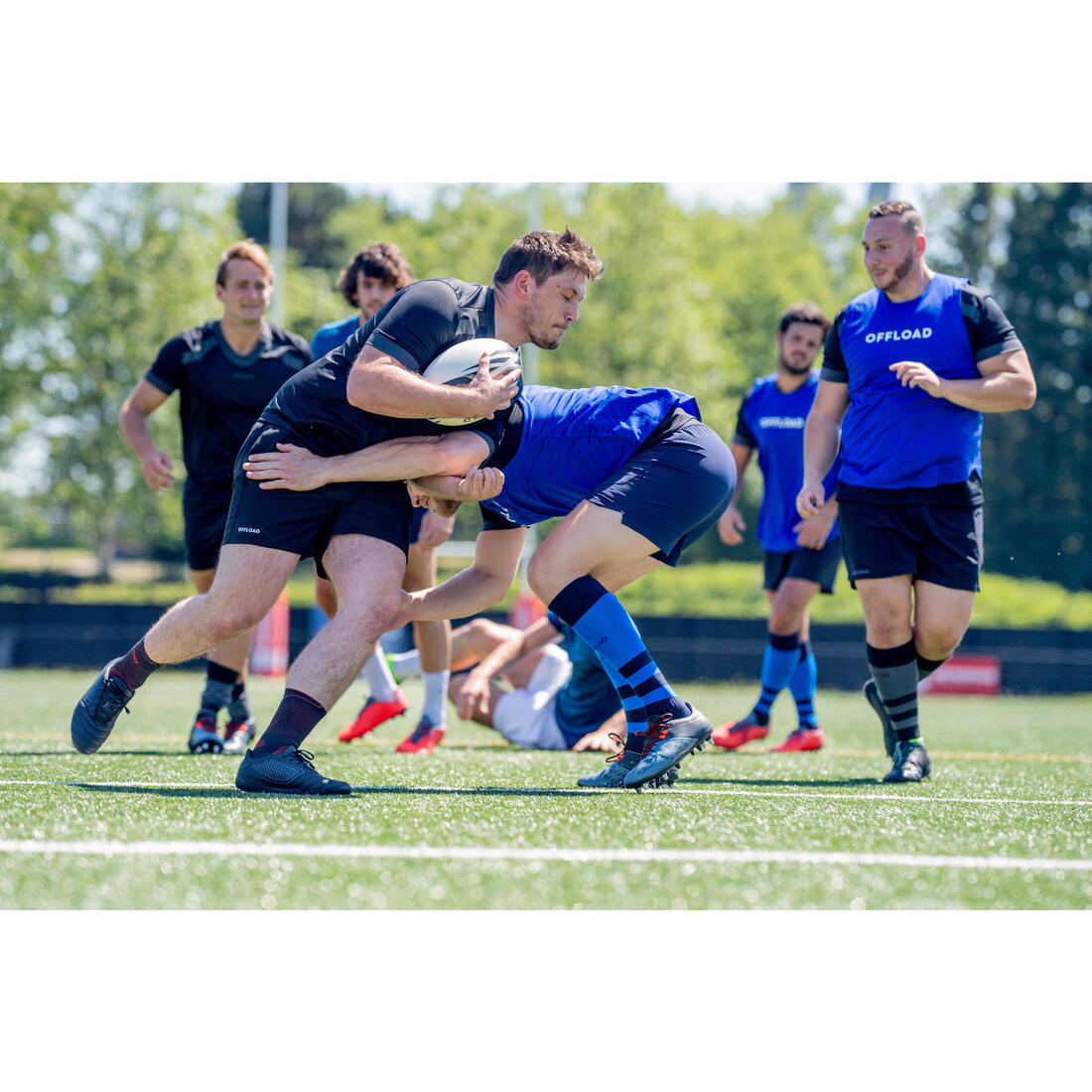 Chasuble de rugby - R100 bleu
