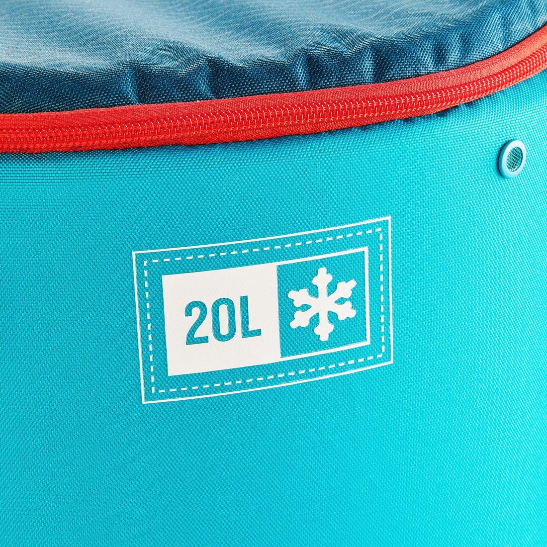 Glacière 100 souple 20 litres, isotherme et compacte pour le camping