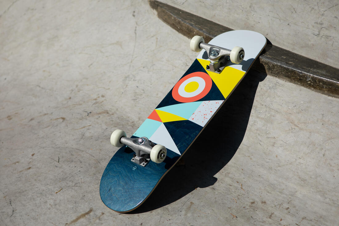 Planche de skate enfant 8 - 12 ans cp500 mid flag taille 7.5"