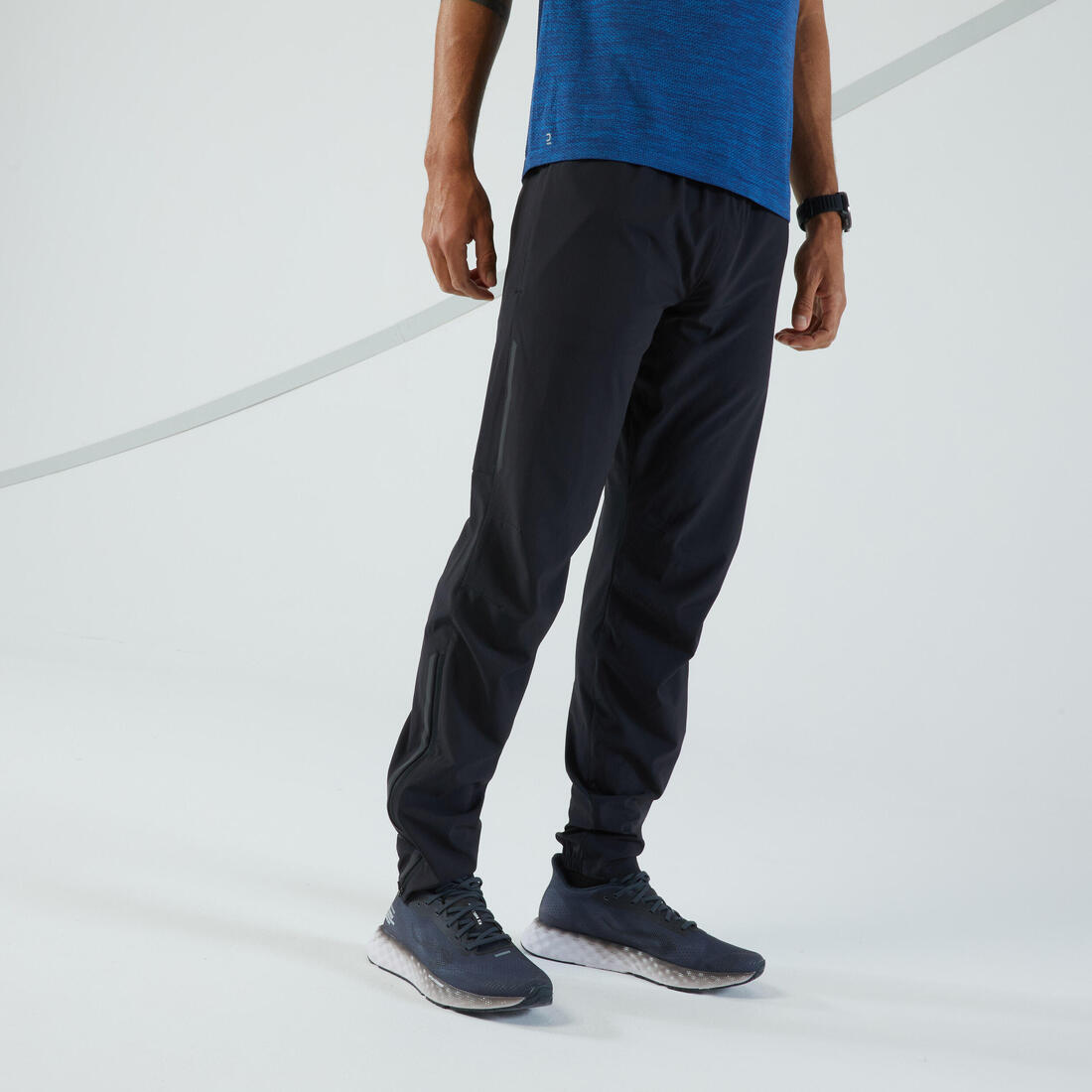 Pantalon de running léger homme - Kiprun run 500 light noir