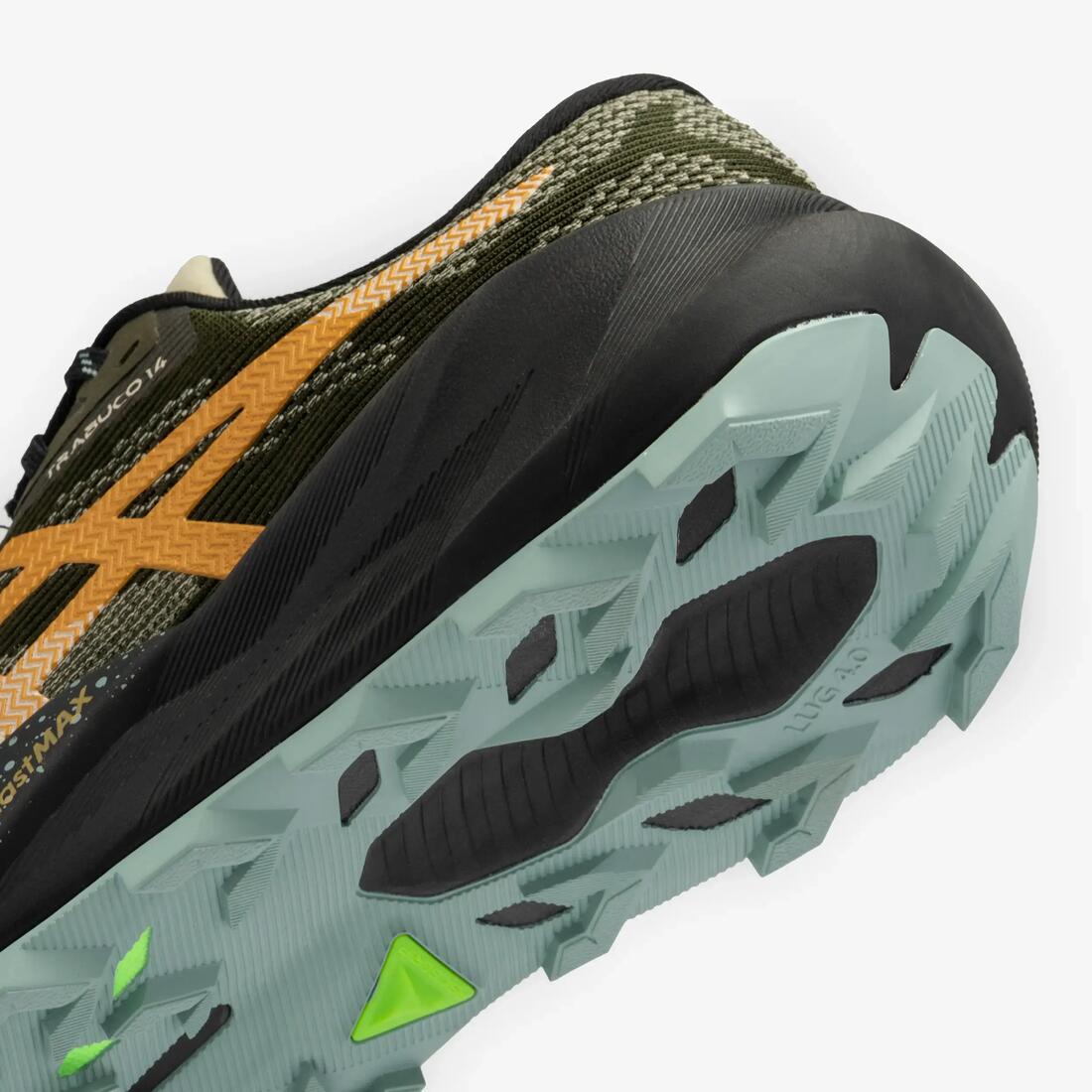 Chaussures de running trail homme, Asics trabuco 14, noir et