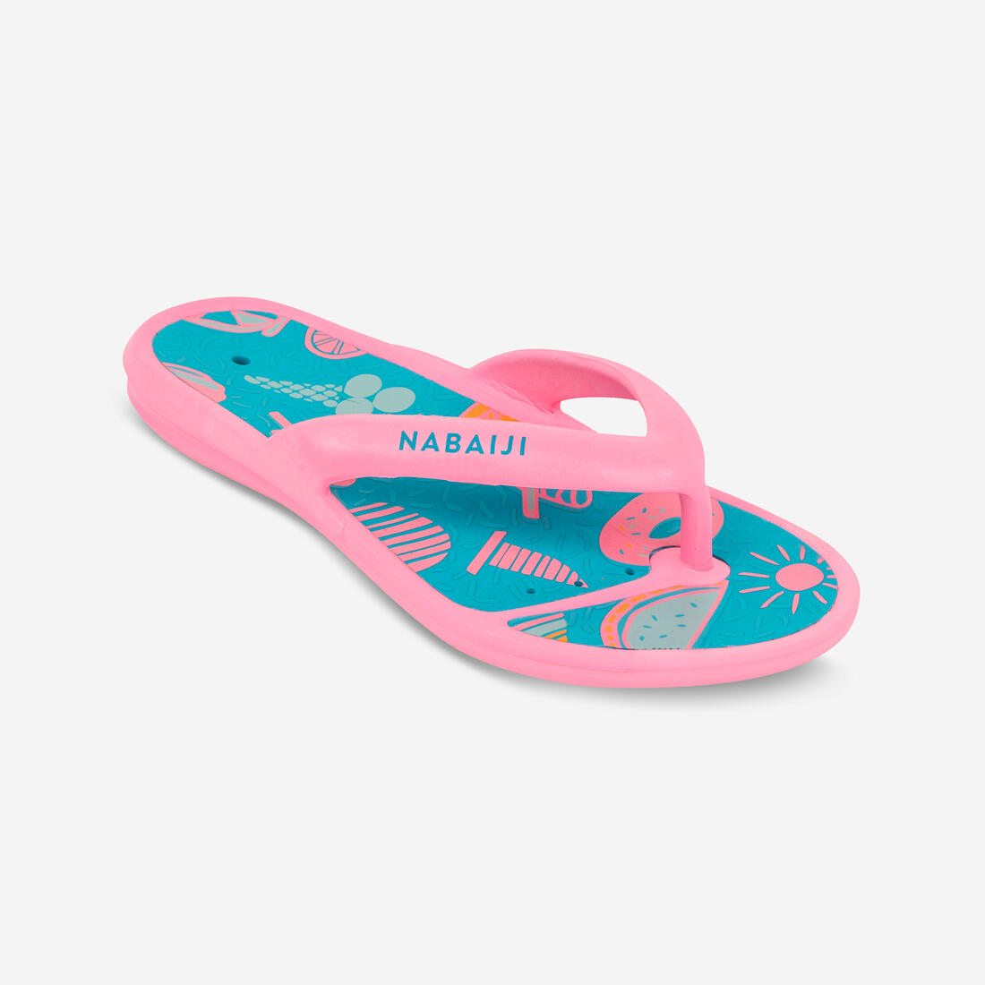 Tongs de Piscine Enfants - Tonga 500 Print - Shark Bleu