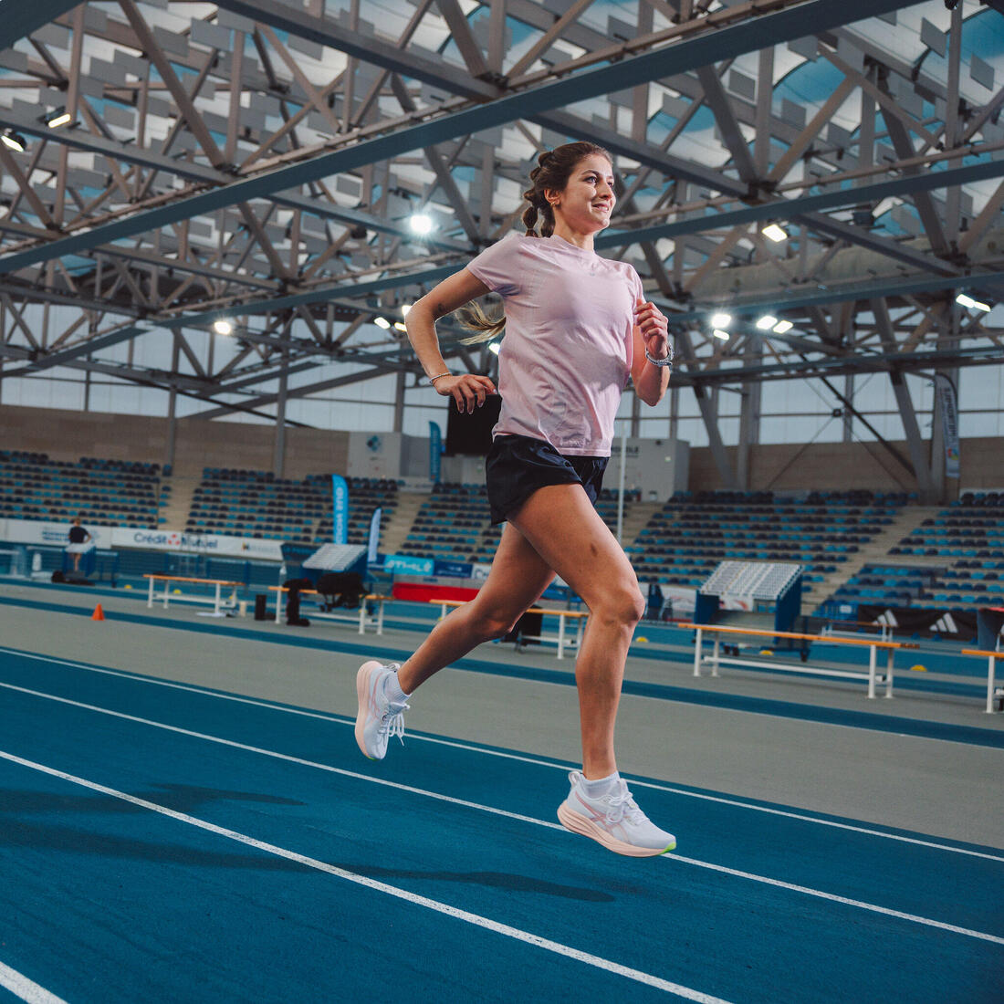 Chaussure de running femme, Asics Gel-Pulse blanc et