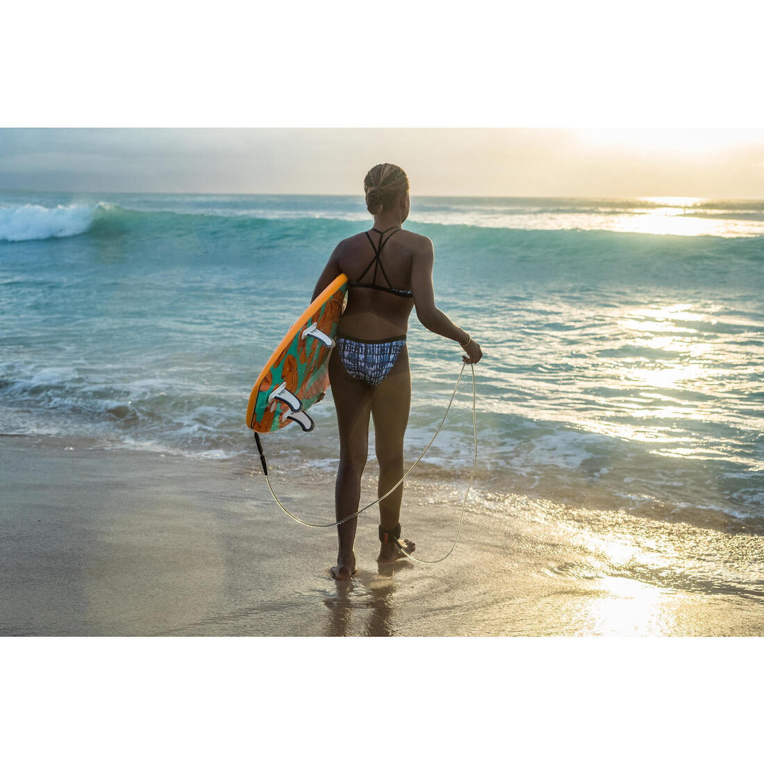 CULOTTE DE MAILLOT DE BAIN SURF FILLE MAEVA 500
