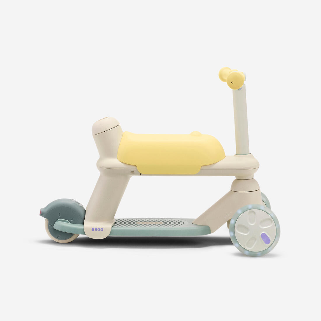 Trottinette évolutive enfant 3 roues, 18 mois à 5 ans, B900 Verdigri / Jaune