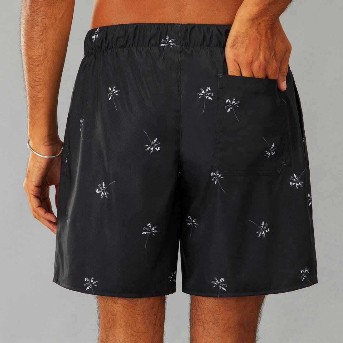 Short de bain 15" homme - 100 palmito