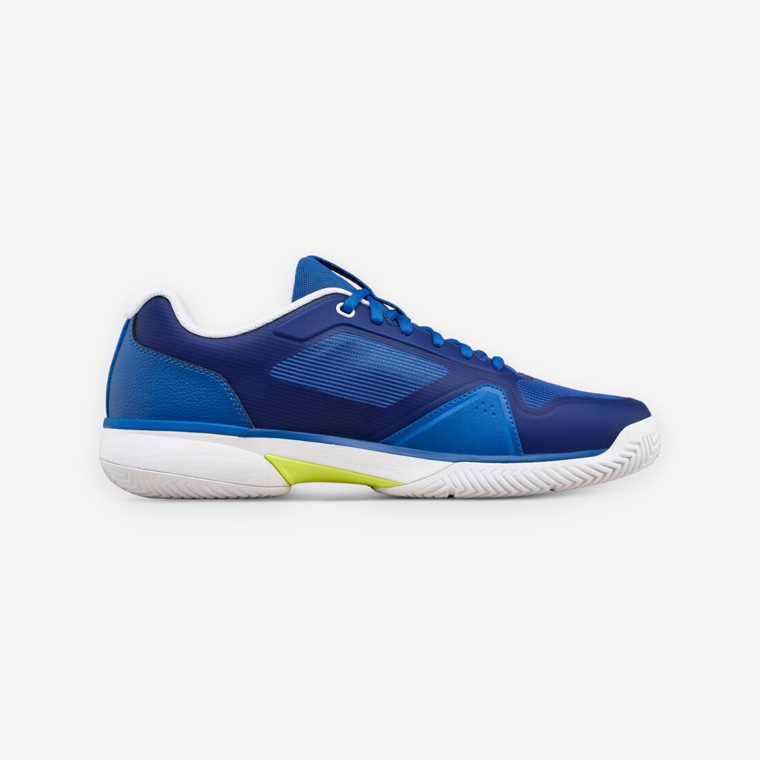 Chaussures de tennis multicourt homme, Rush Pro Lite bleu blanc jaune